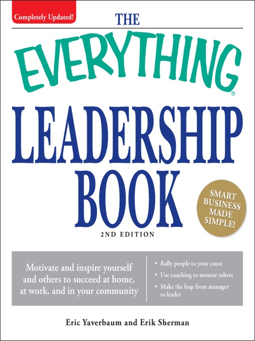 Title details for The Everything Leadership Book by Eric Yaverbaum - Available